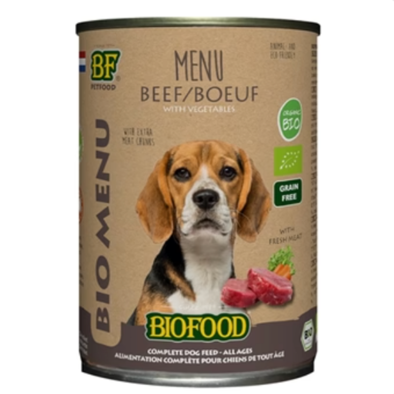 Biofood-Hundefleisch Menü-Dose 12x400g